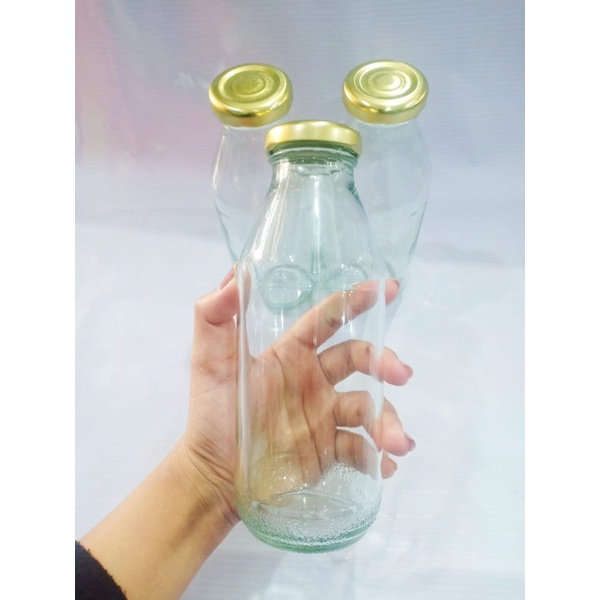 200/300/330/350ml BOTOL KACA JUS 350 ml / BOTOL JUICE 330ML KACA  BARU + TUTUP SENG / BOTOL JUS KACA 330ML / BOTOL KACA SYRUP 300 ML / SUSU KACA330ML  /    Botol kaca 350ml / botol juice 200 ml /milk bottle dengan Tutup
