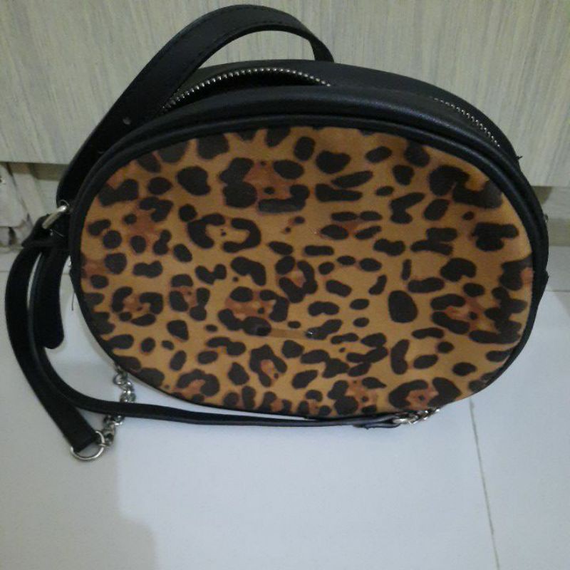 Murah Stradivarius Ladies Bag Ori No Second Tas Slempang Hitam Tali Panjang Wanita