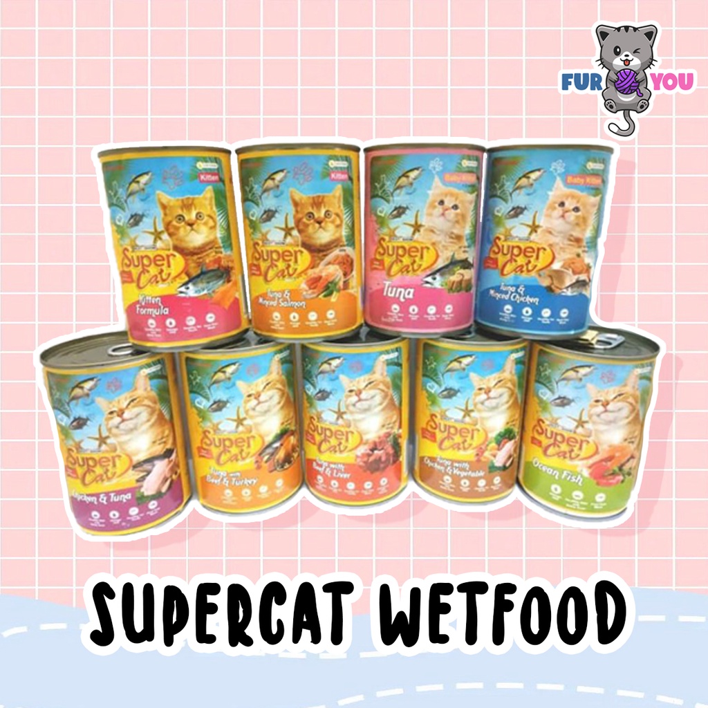 Supercat Wetfood Kaleng Makanan Basah Kucing