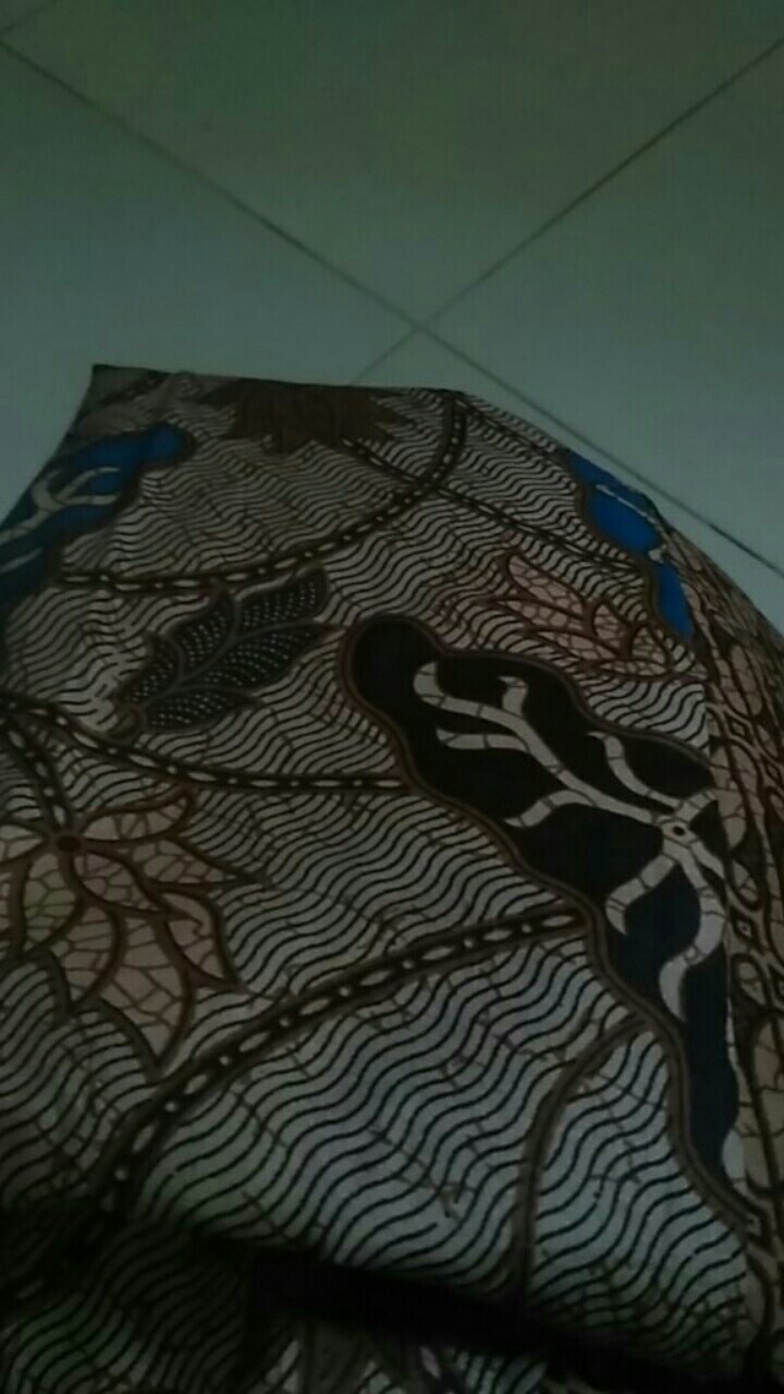Dress Batik Tunik Seling Parang Daun Sogan