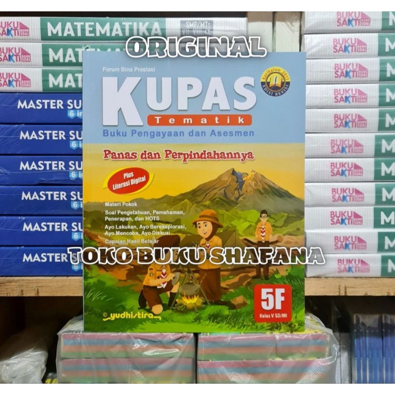 Paket Buku Kupas Tematik 5F 5G 5H 5I Kelas 5 SD Yudhistira K13 Edisi Revisi ( Harga 4 Buku )