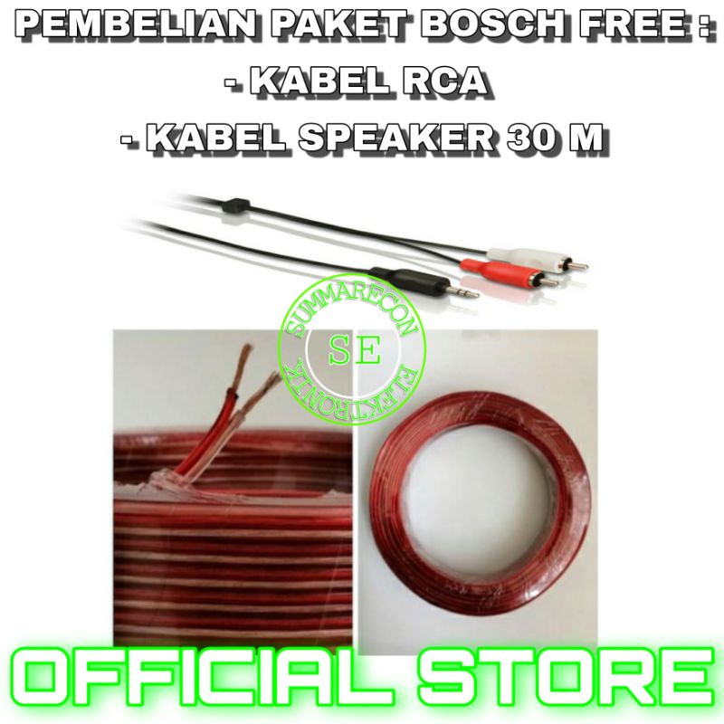 paket speaker celling restoran cafe kantoran amplifier vpk speaker bosch usb bluetooth 10 unit speaker