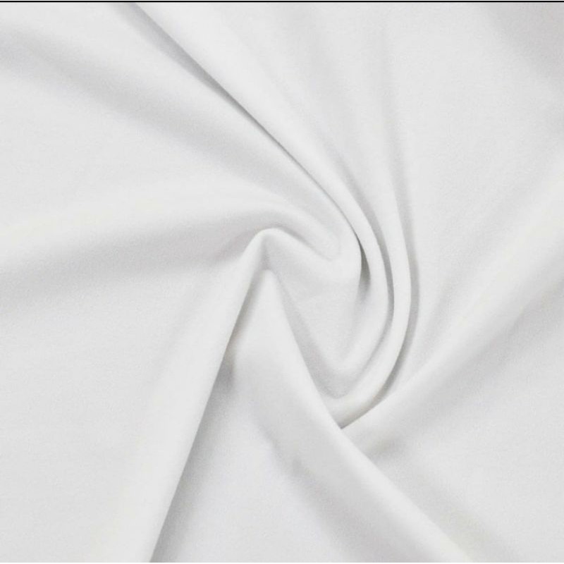 BAHAN KAIN SPREI METERAN POLOS MICROTEX | POLOS MICRO PUTIH