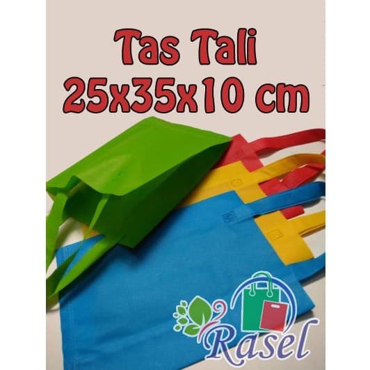 

25x35x8 cm Tas Kain Spunbond Goodie Bag Kantong Goody polos souvenir