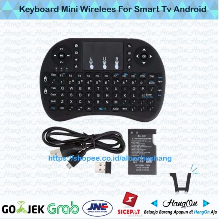 Keyboard Mini wireless for smart tv/android /tv/pc/laptop