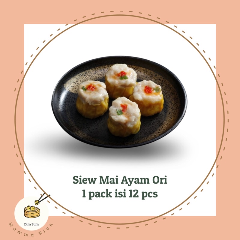 

Frozen Dim Sum Siomay 1 pack isi 12 pcs Dimsum Siomay