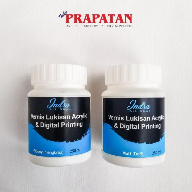

Indra Art Varnish for Acrylic Paint 250 ml / Vernis lukis - Matt