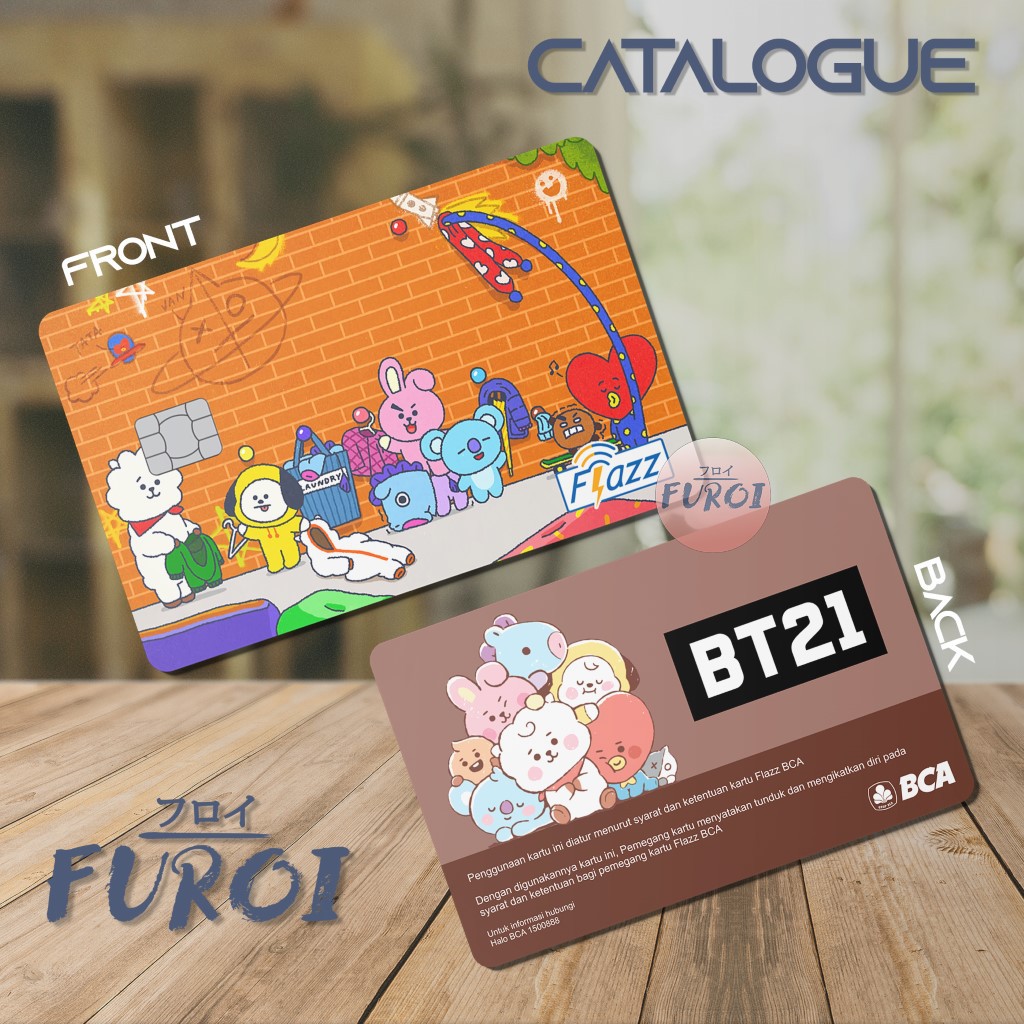 Custom Flazz BCA | Custom Emoney Mandiri | BT21 | Grafitti