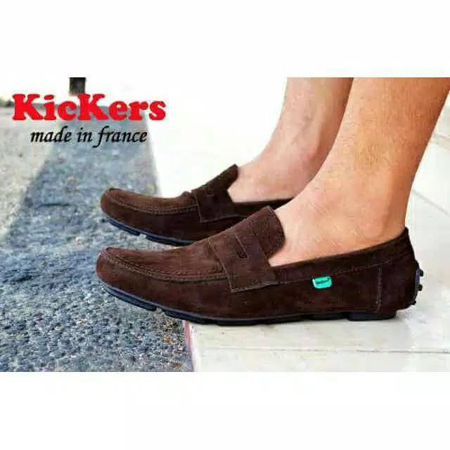 Sepatu Slip On pria Kickers Jevlin Predator Sepatu Casual Slop Pria / Sepatu Kerja Santai Murah