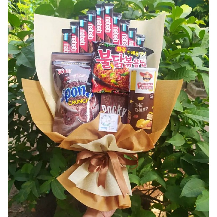 (B) Buket PREMIUM BIG  /paket/bingkisan Snack Ulang Tahun/Ultah/ Wisuda/Kado/Hadiah