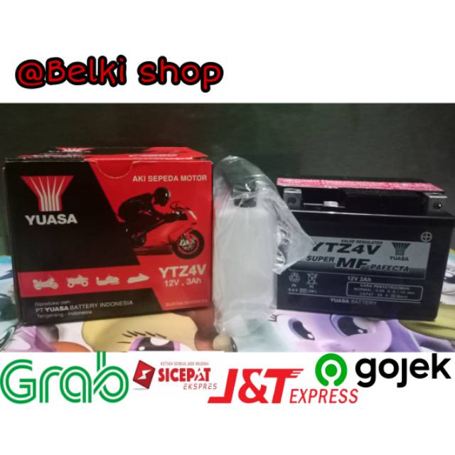 Aki Motor Yamaha MIO Soul,Mio-J,Xeon YUASA YTZ4V 3Ah