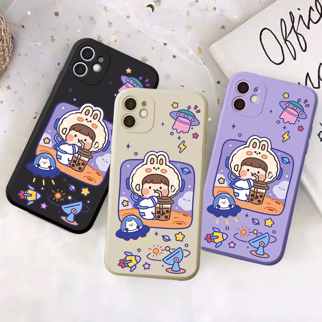 DC CASE VIVO Y12 / Y12S / Y15 / Y15S  / Y17 / Y20 / 20S / Y21 / Y21S / Y33S NEW CASE MACARON BOBA CU