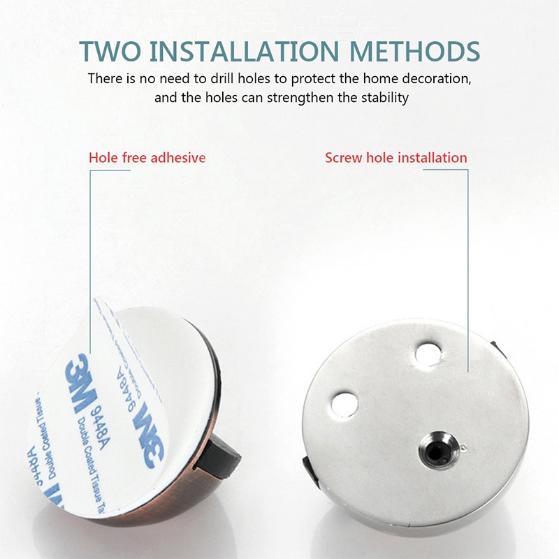 ★Stainless★Penahan Pintu Model Bulat Keong/Door Stop Stopper Magnet/Penahan Pintu Rumah Magnet