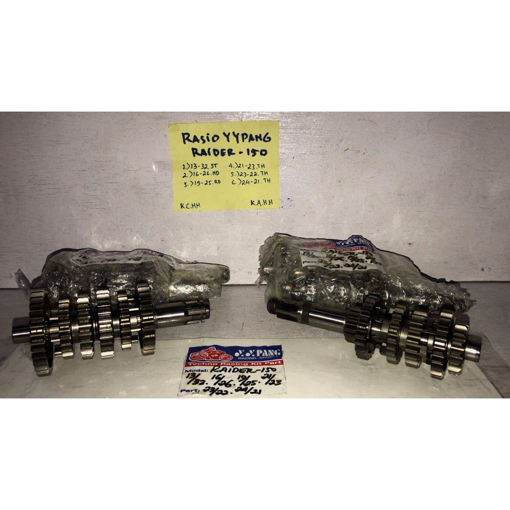 Gigi Rasio Yypang Suzuki Satria FU 200cc Drag 13 - 32