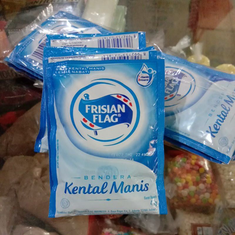 

susu kental manis sachet bendera MEREK FRISIAN FLAG