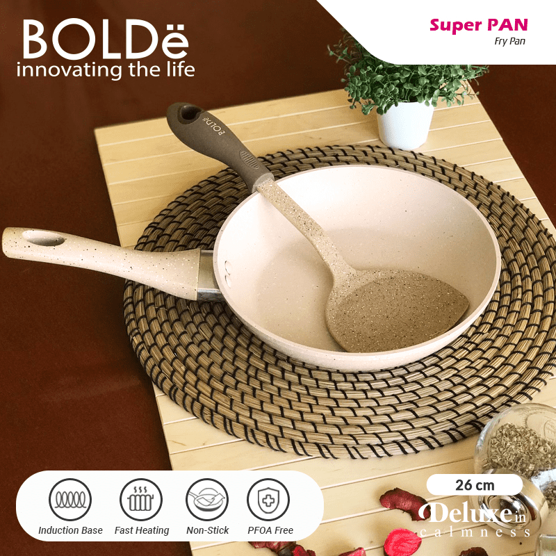 BOLDe Wajan / Super Pan Granite Beige 26 cm