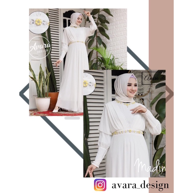 Gamis Pesta MADINA dress Original AVARA design