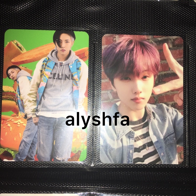 PC NCT Dream Hot Sauce Jewel Case AR Clip Renjun & AR Selca Jisung