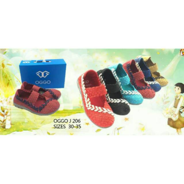 Sepatu Rajut Anak OGGO Junior 206 / J206 KIDS Original