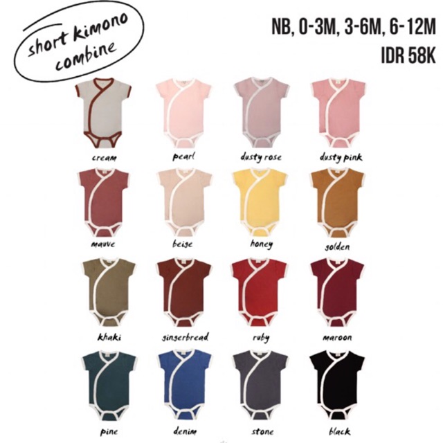 SHORT KIMONO BohoBaby baju tidur bayi kimono Shopee SHORT KIMONO BohoBaby baju tidur bayi kimono Shopee