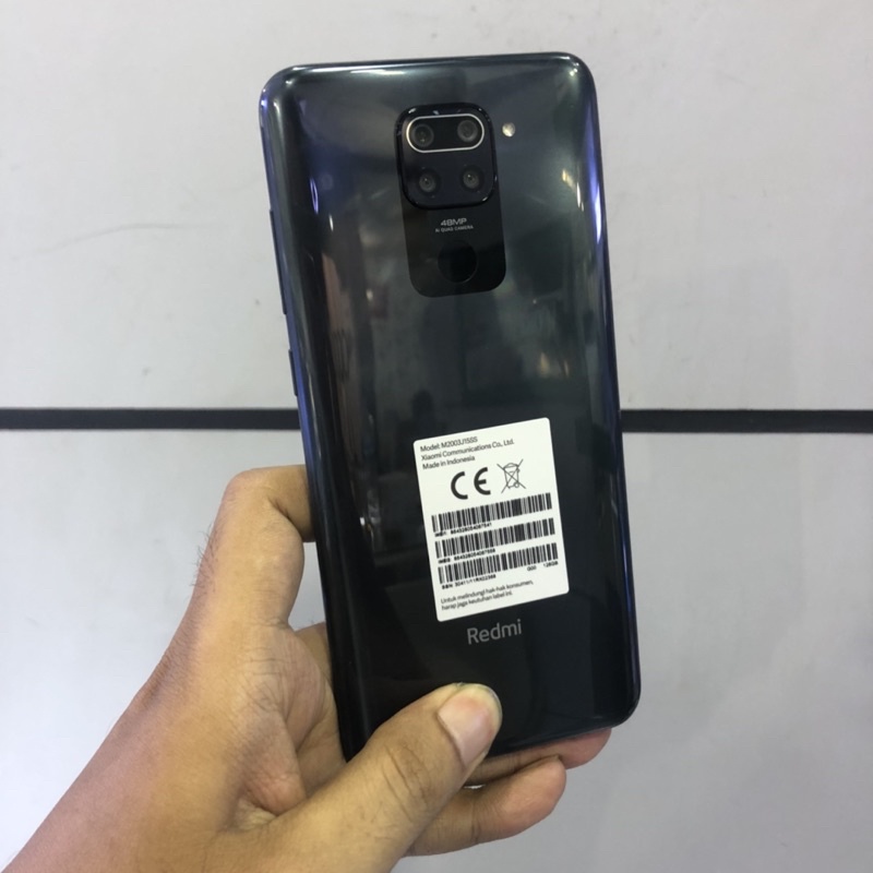 redmi note 9 ram 6gb internal 128gb second bekas pakai