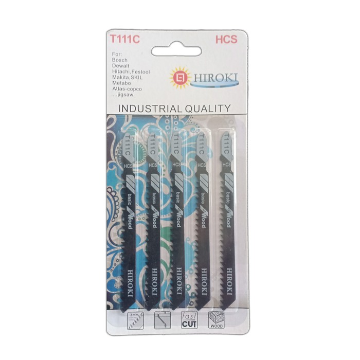 Bisa Cod Hiroki T111c Mata Gergaji Jigsaw Potong Kayu Pvc. Mata Jig Saw