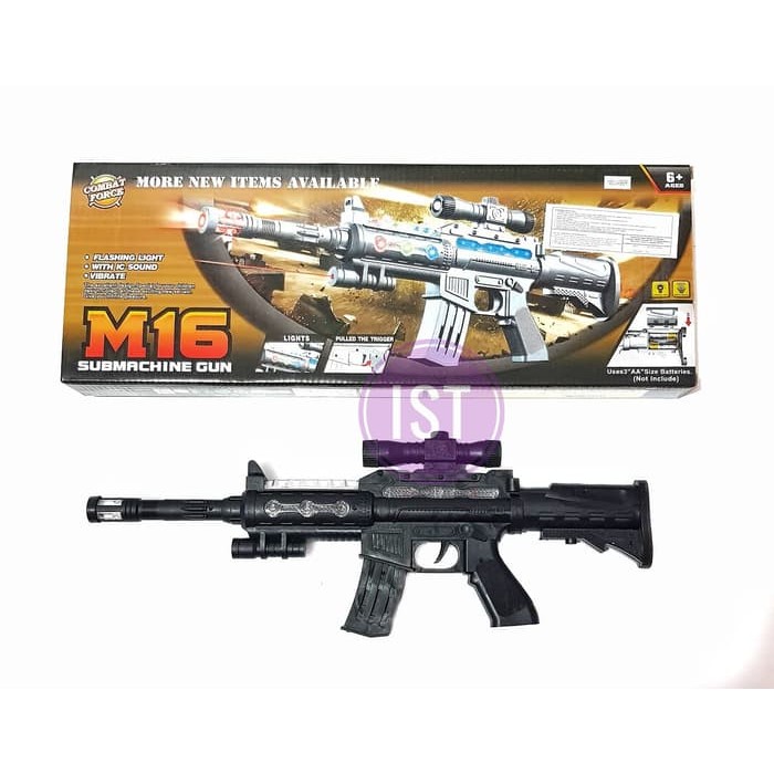  Mainan  Anak  Tembakan M16 Submachine Gun  YH138 11 Shopee 