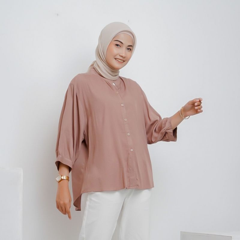 Blouse JUMBO (OVERSIZE) RAYON TWILL PREMIUM //JF536