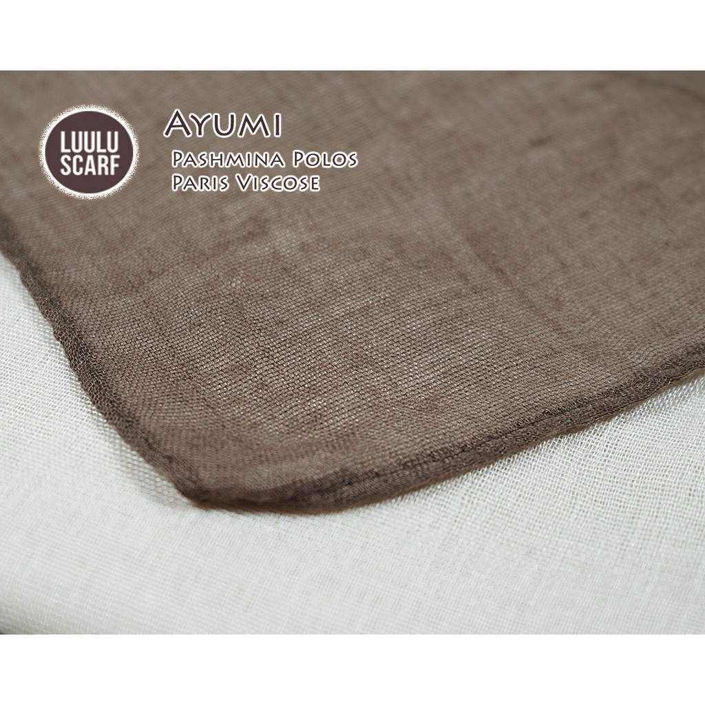 Pashmina Polos Paris Viscose - AYUMI by Luulu Scarf-5