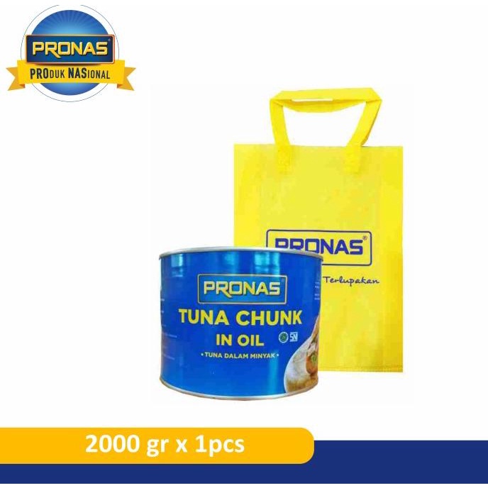 

PRONAS Tuna Chunk In Oil 2 Kg Free Tote Bag ---Termurah---