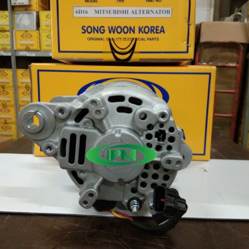 DINAMO AMPERE ALTERNATOR FUSO PS190 FIGHTER 6D16 6D15 6D14 SONGWOON