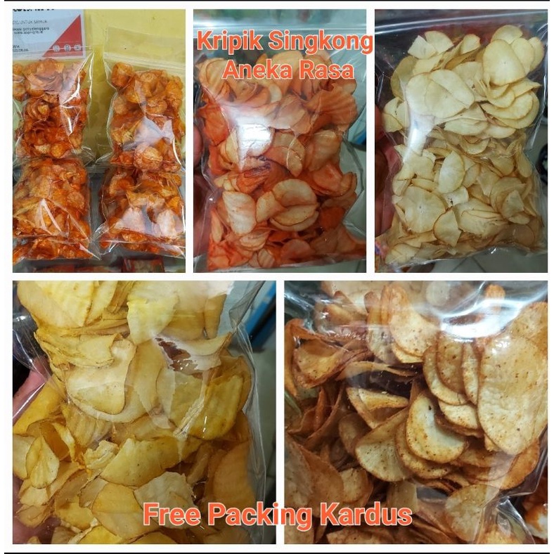 

Kripik Singkong Aneka Rasa 220gr