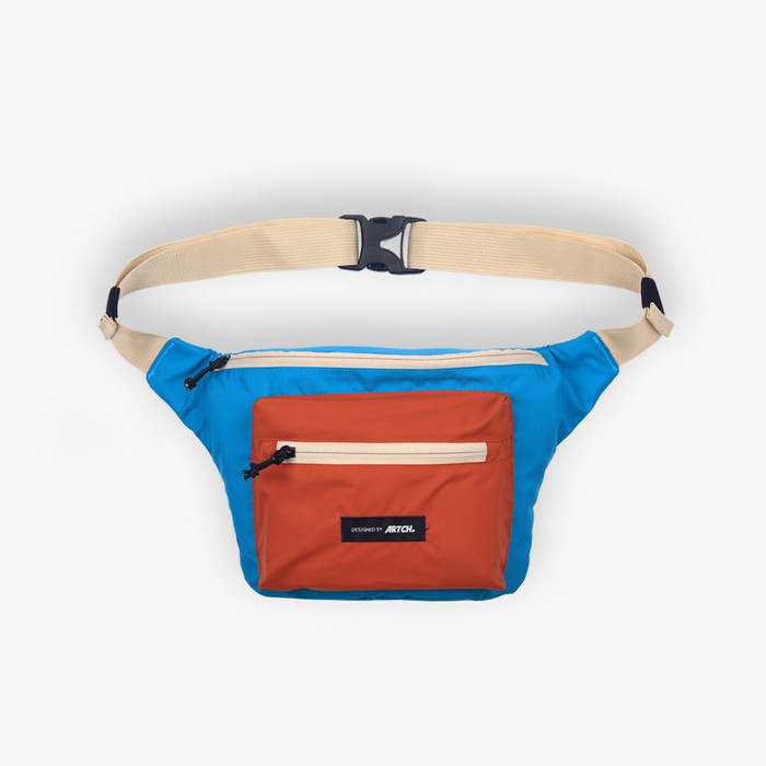 JF55 Unik Kompek Tas Pinggang Waist Bag Pria Volcom Quiksilver Wr Limited