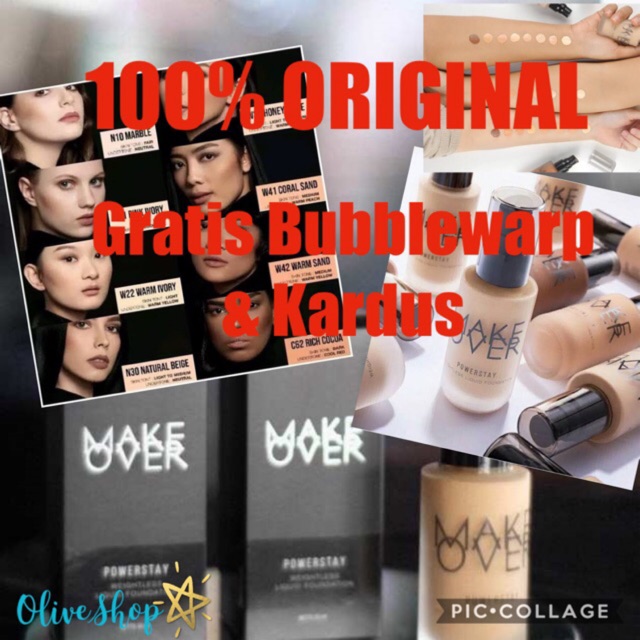 OliveShop ❤ Make Over Makeover Powerstay Weightless Liquid Foundation