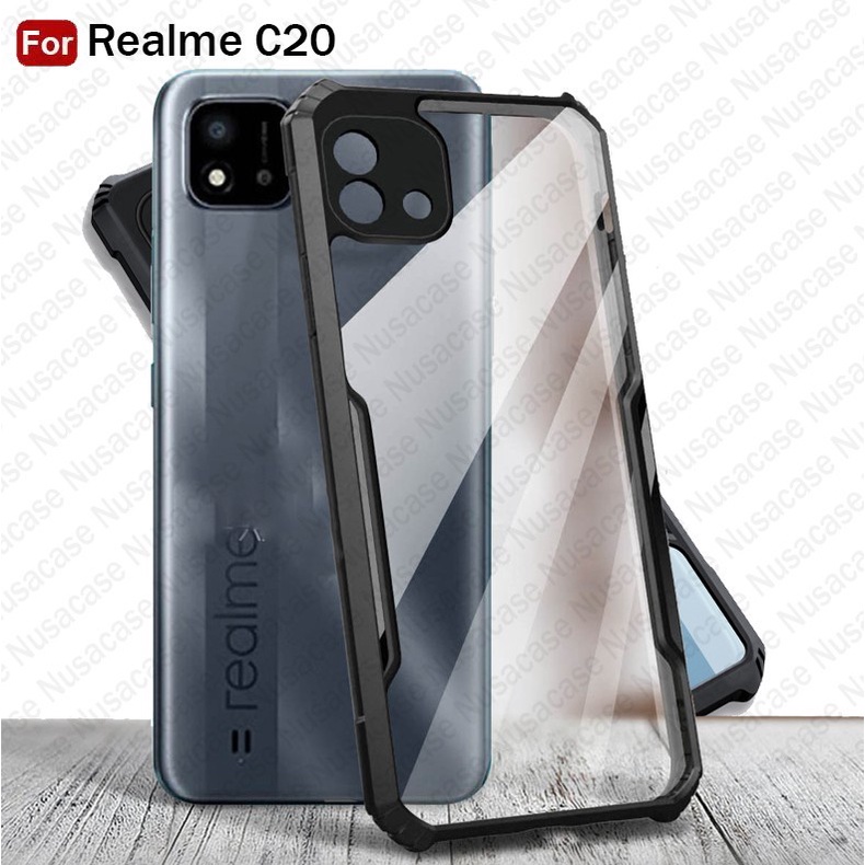 CASE FUSION ARMOR SHOCKPROOF REALME C20 SOFTCASE - FA