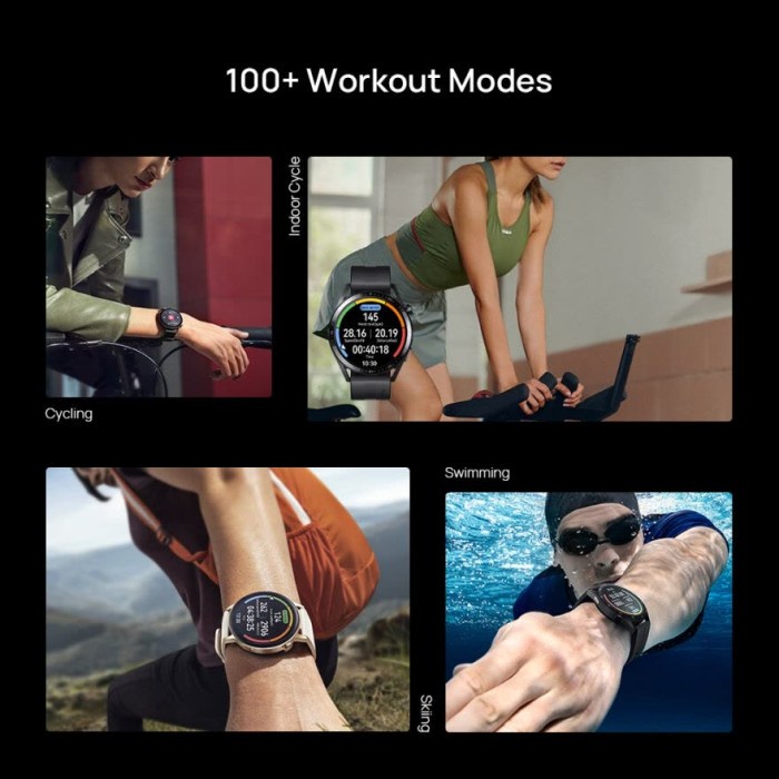 Huawei Watch GT 3 46MM Smartwatch All-Day SpO2 Monitoring 100+ Workout Modes Personal AI Running Coach Garansi Resmi