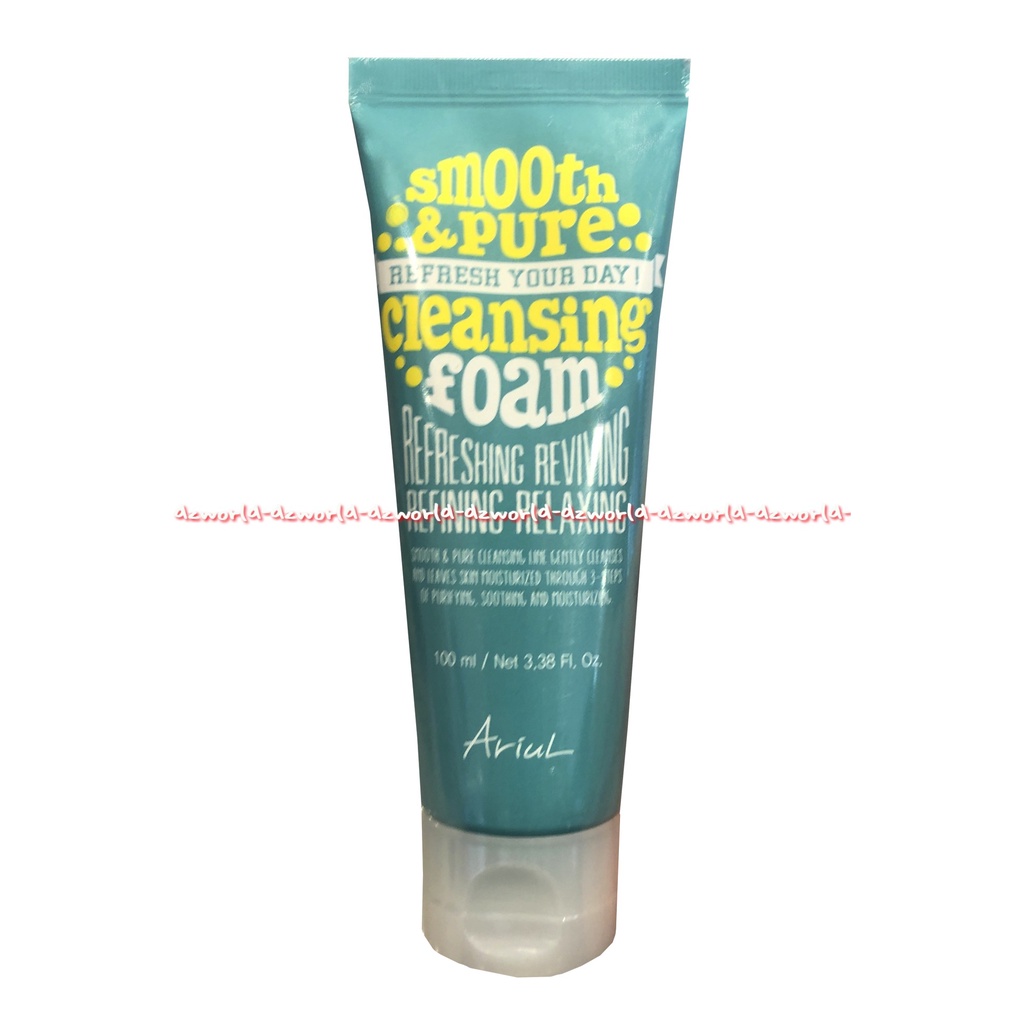 Ariul Smooth &amp; Pure Cleansing Foam 100ml Refreshing Your day Sabun Wajah Airul A'riul Smuth Smoth Days