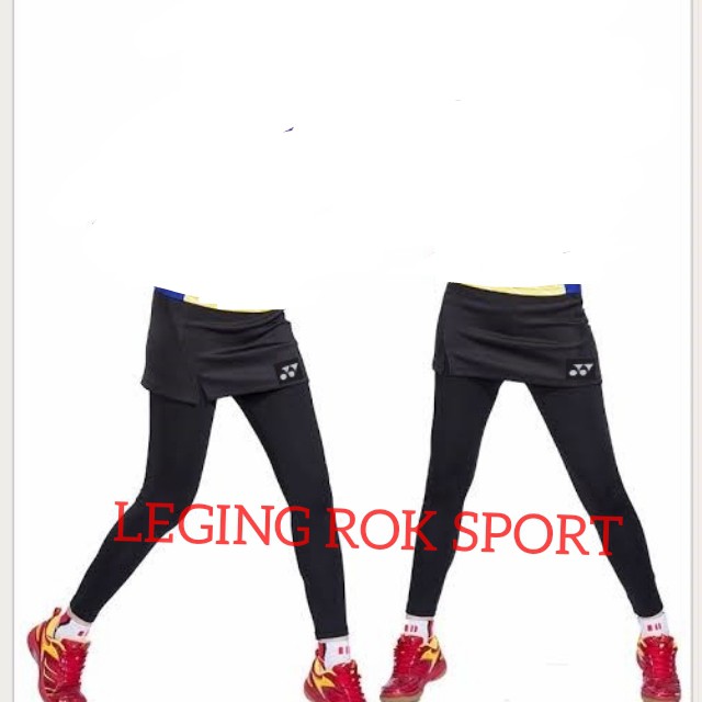 Leging rok olahraga wanita legging panjang rok TERJANGKAU TERMURAH-1
