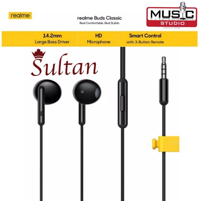 PROMO HANDSFREE ORIGINAL REALME BUDS CLASSIC MA20 EARPHONE REALME 3 BUDS PURE BASS RMA2001