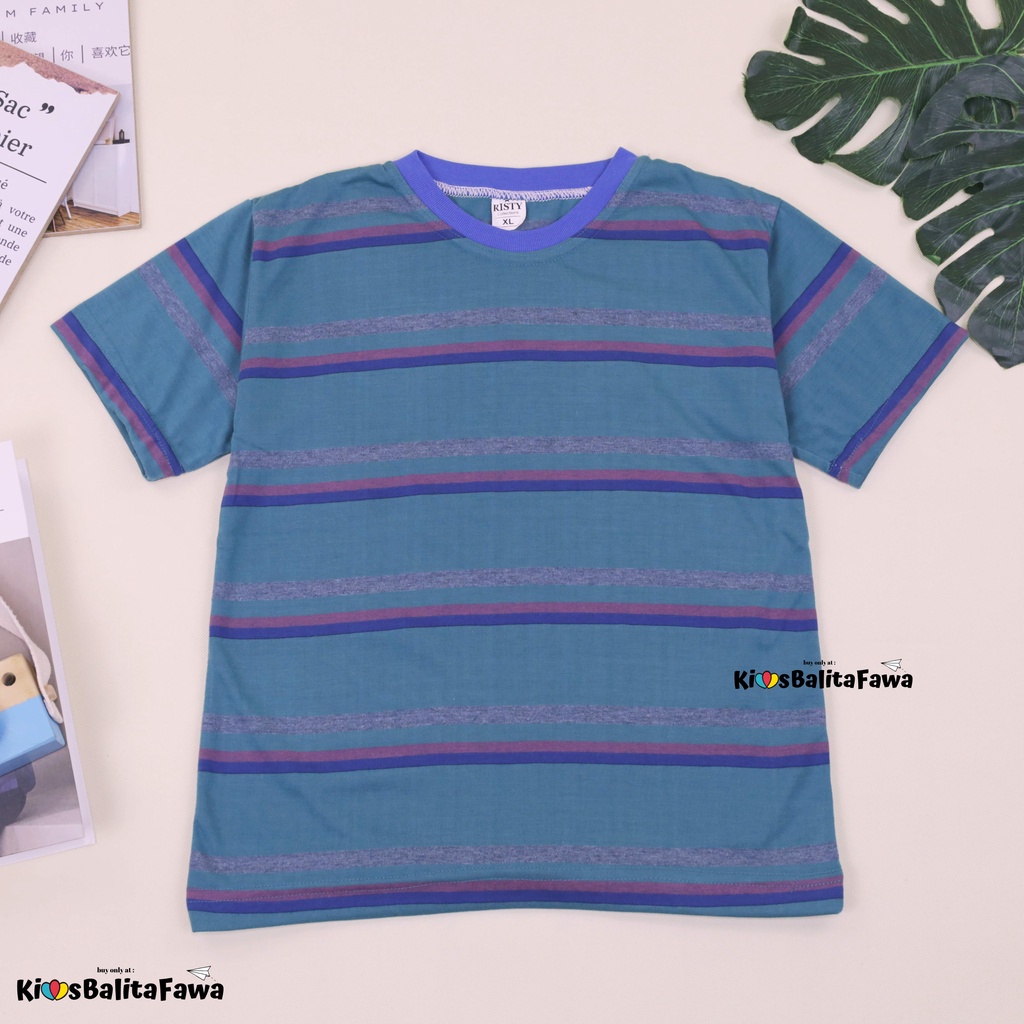 Kaos Salur size Bayi - 12 Tahun / Kaos Salur Anak Laki Perempuan Baju  Lengan Pendek Adem Murah