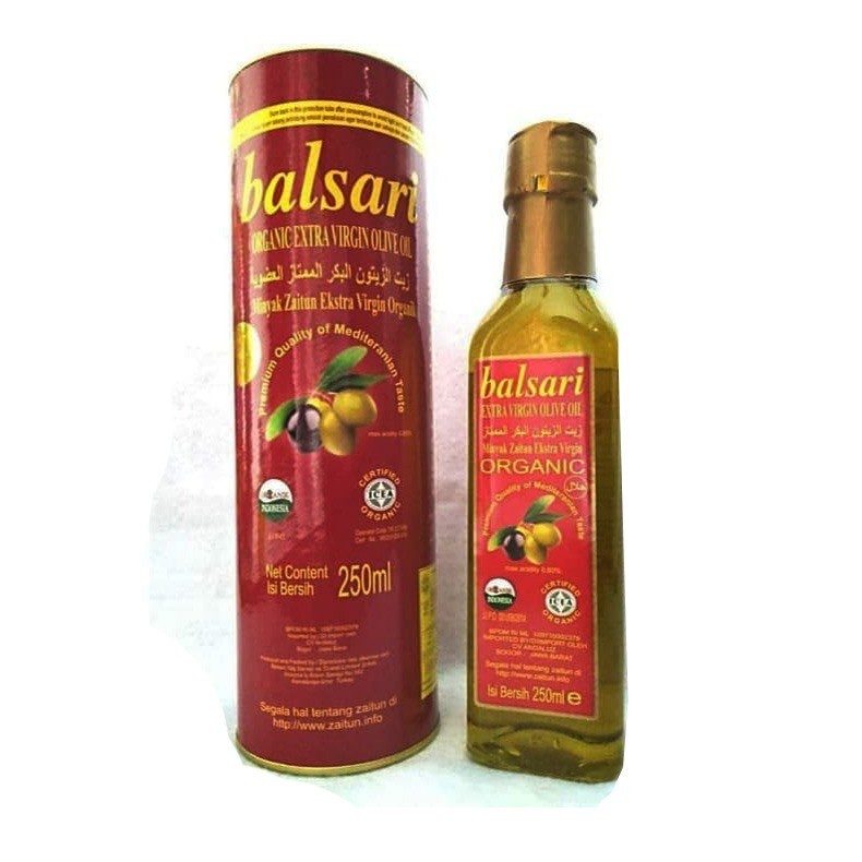 

Minyak Zaitun Extra Virgin BALSARI Organic 250ml organic