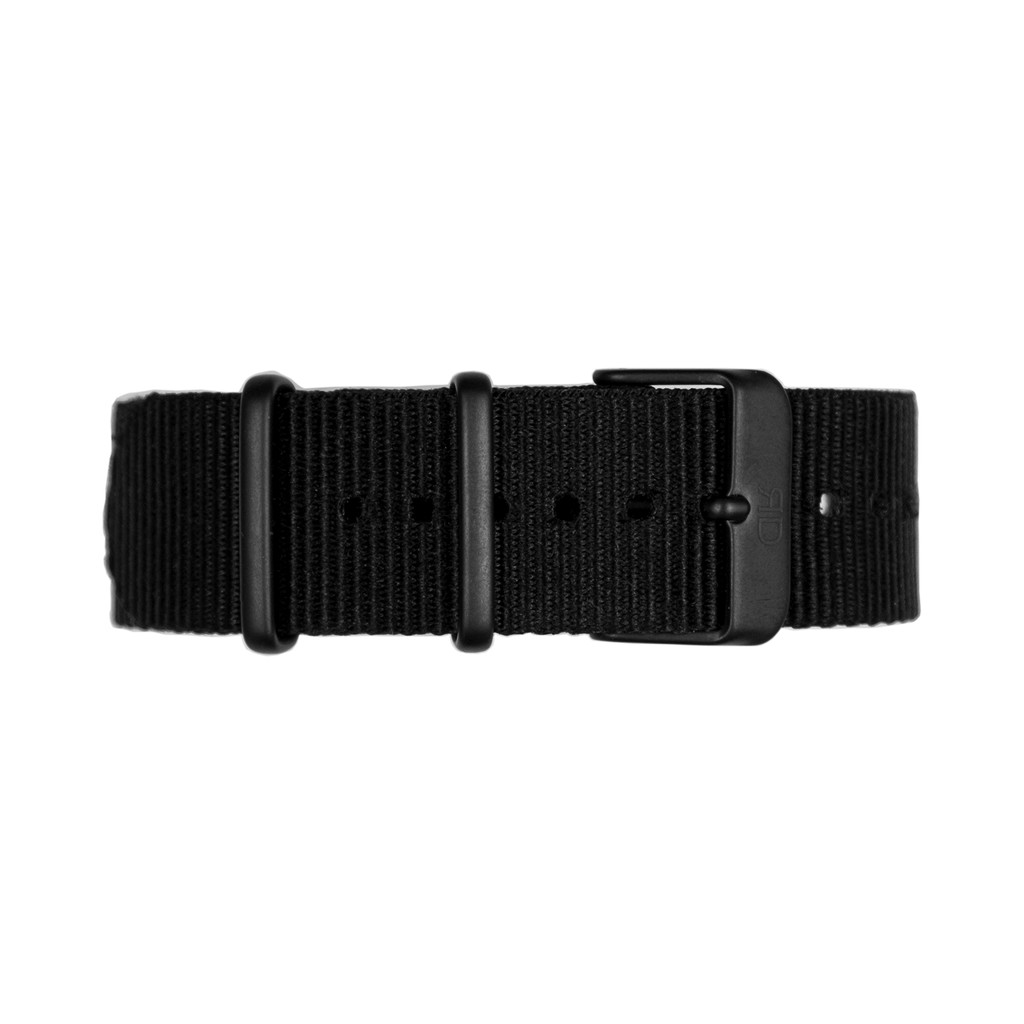 Jual Roodolph Watch Strap Nylon All BLack 20mm Strap Jam Tangan