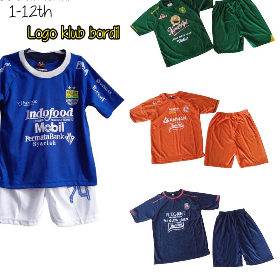 w3W7i--COD Logo klub bordil setelan kaos bola anak 1-12th Set jersey klub bola lokal Liga BRI Indone