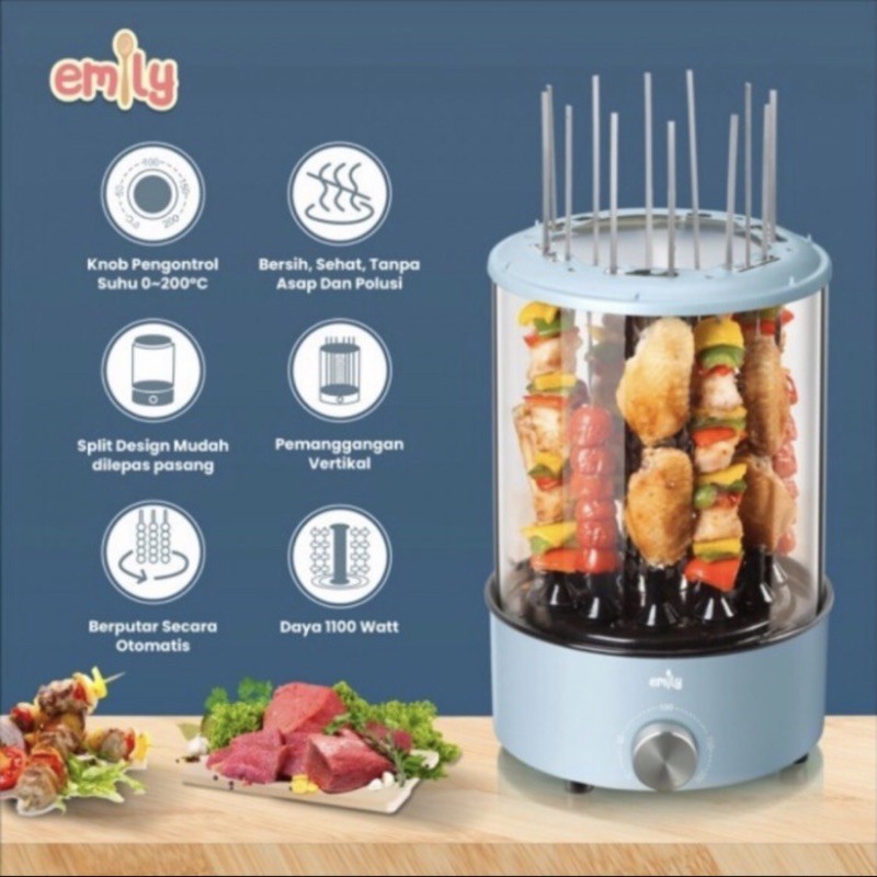 EMILY SMOKELESS SATAY MAKER EHP-11403 / EMILY