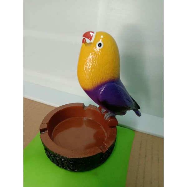 asbak burung lovebird, patungburung, asbaklb