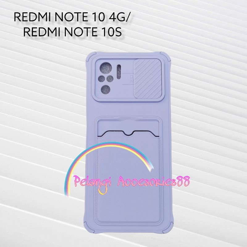 CASE REDMI NOTE 10 (4G) / REDMI NOTE 10S CASE SOFTCASE SLEDING WARNA WARNI