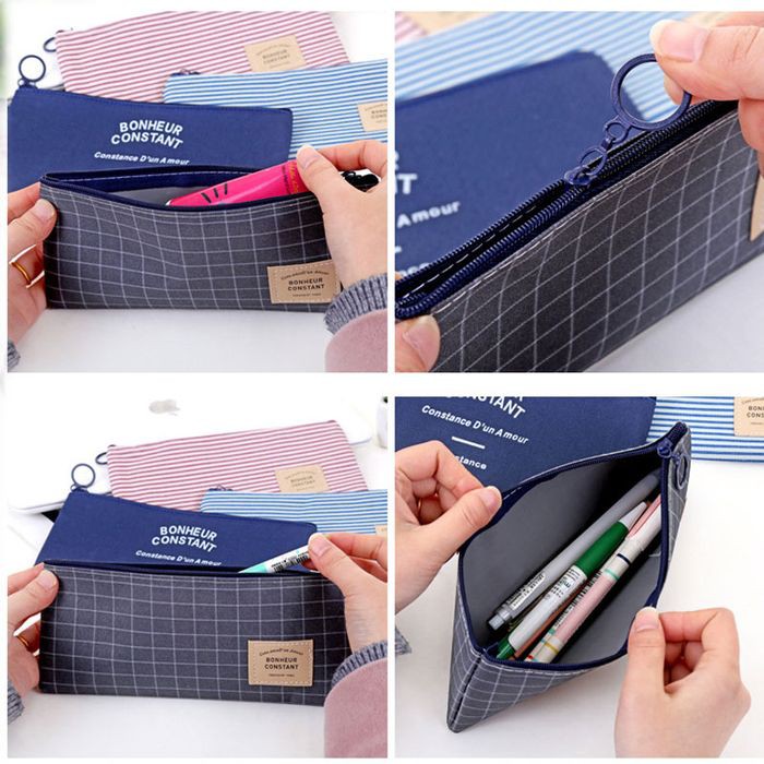 

Promo TP0015 Tempat pensil Bonheur Constant - navy Keren