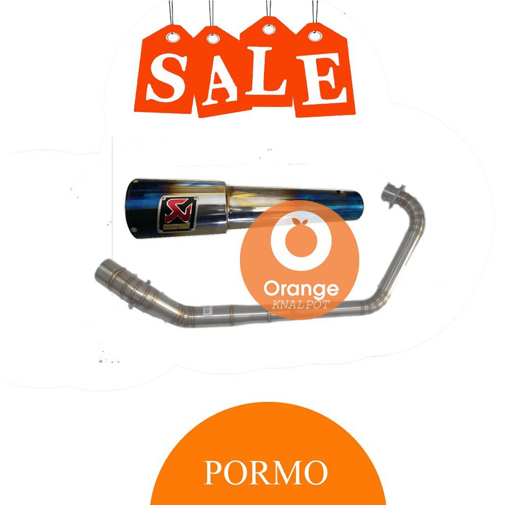 Knalpot Racing Fullcacing Akrapovic GP Glass Blue CBR150R