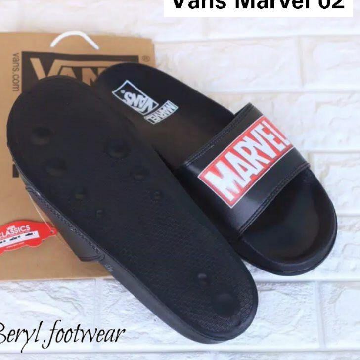 SANDAL SLIDE PRIA DAN WANITA VANS X MARVEL / VANS EDISI MARVEL /SANDAL SLOP VANS MARVEL