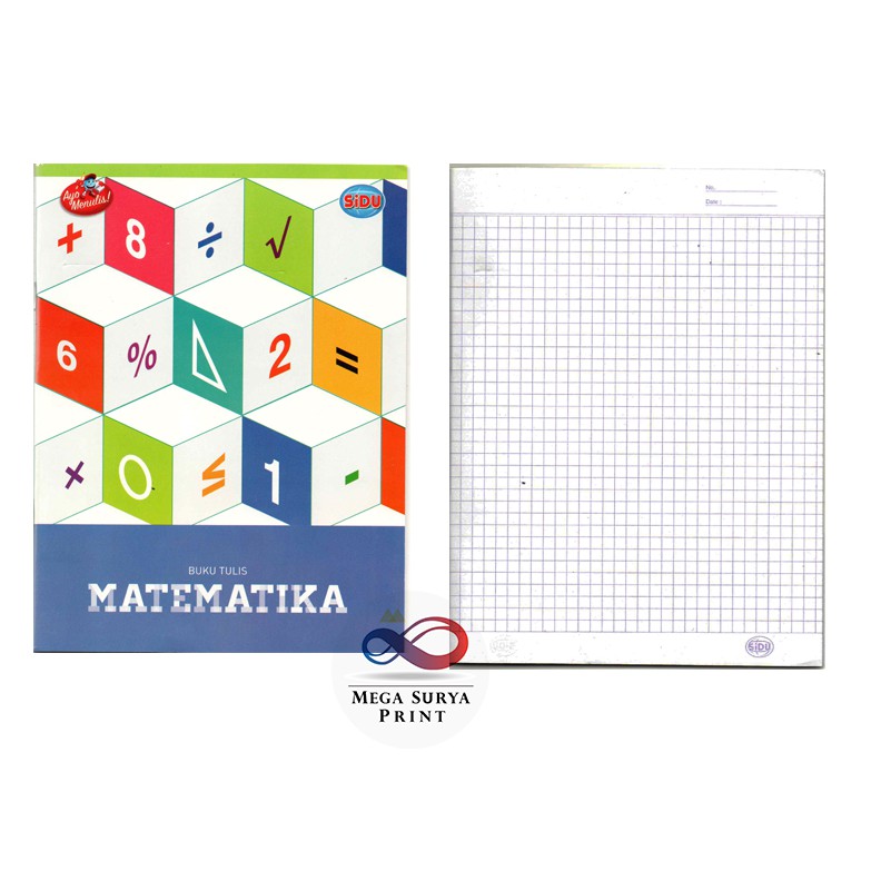 

Buku Tulis Matematika Kotak Kecil 38l